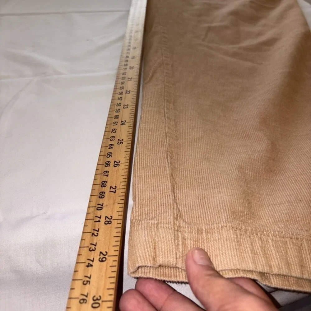Peter Millar Men's Tan Brown Corduroy Pants Size 42 Traditional Business Casual